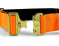 Load image into Gallery viewer, 4cm Elite Tactical Collar | Tri - Layered | Neon Orange - Anubys - Small -