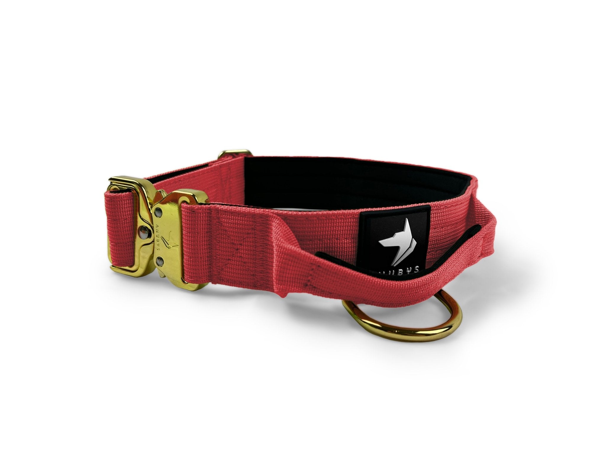 4cm Elite Tactical Collar | Tri - Layered | Red - Anubys - Small -