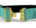 Load image into Gallery viewer, 5cm Elite Tactical Collar | Tri-Layered | Turquoise - Anubys - Small - Turquoise - -