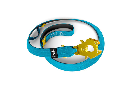 Adjustable Tactical Leash | Azure Blue - Anubys -