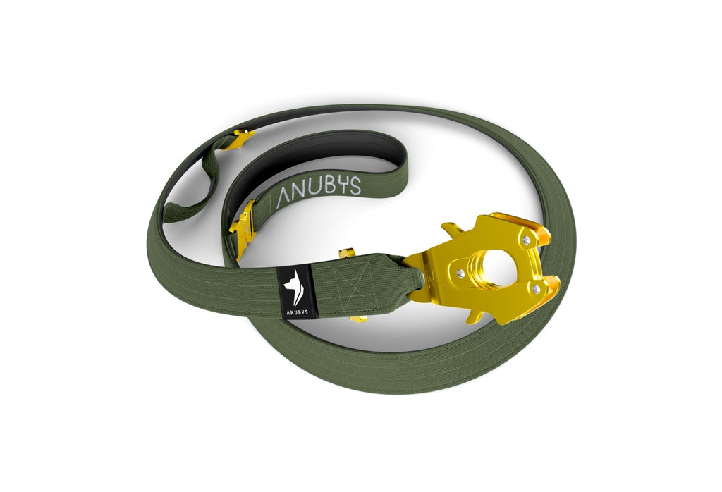 Adjustable Tactical Leash | Camo Green - Anubys -