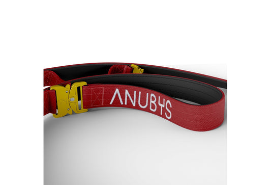 Adjustable Tactical Leash | Red - Anubys -
