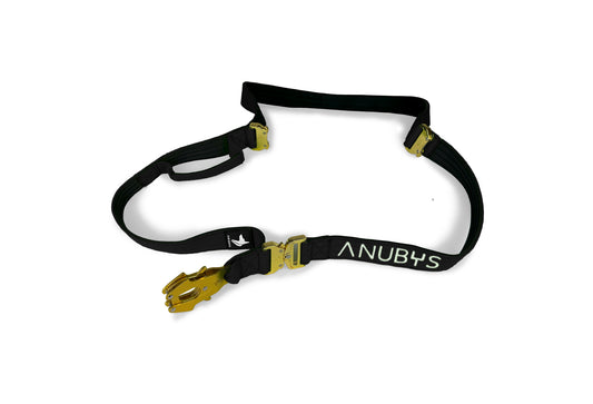 Tactical Adjustable Leash | Black - Anubys - - -