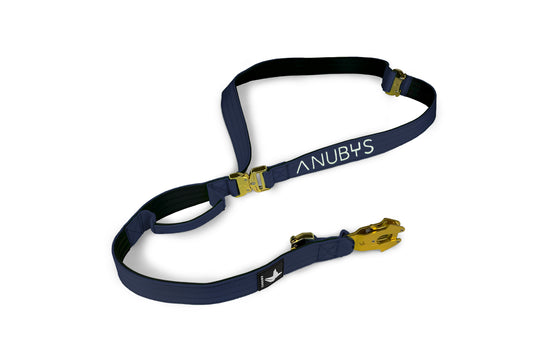 Tactical Adjustable Leash | Navy - Anubys - - -