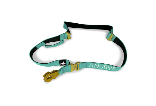 Tactical Adjustable Leash | Turquoise - Anubys - - -