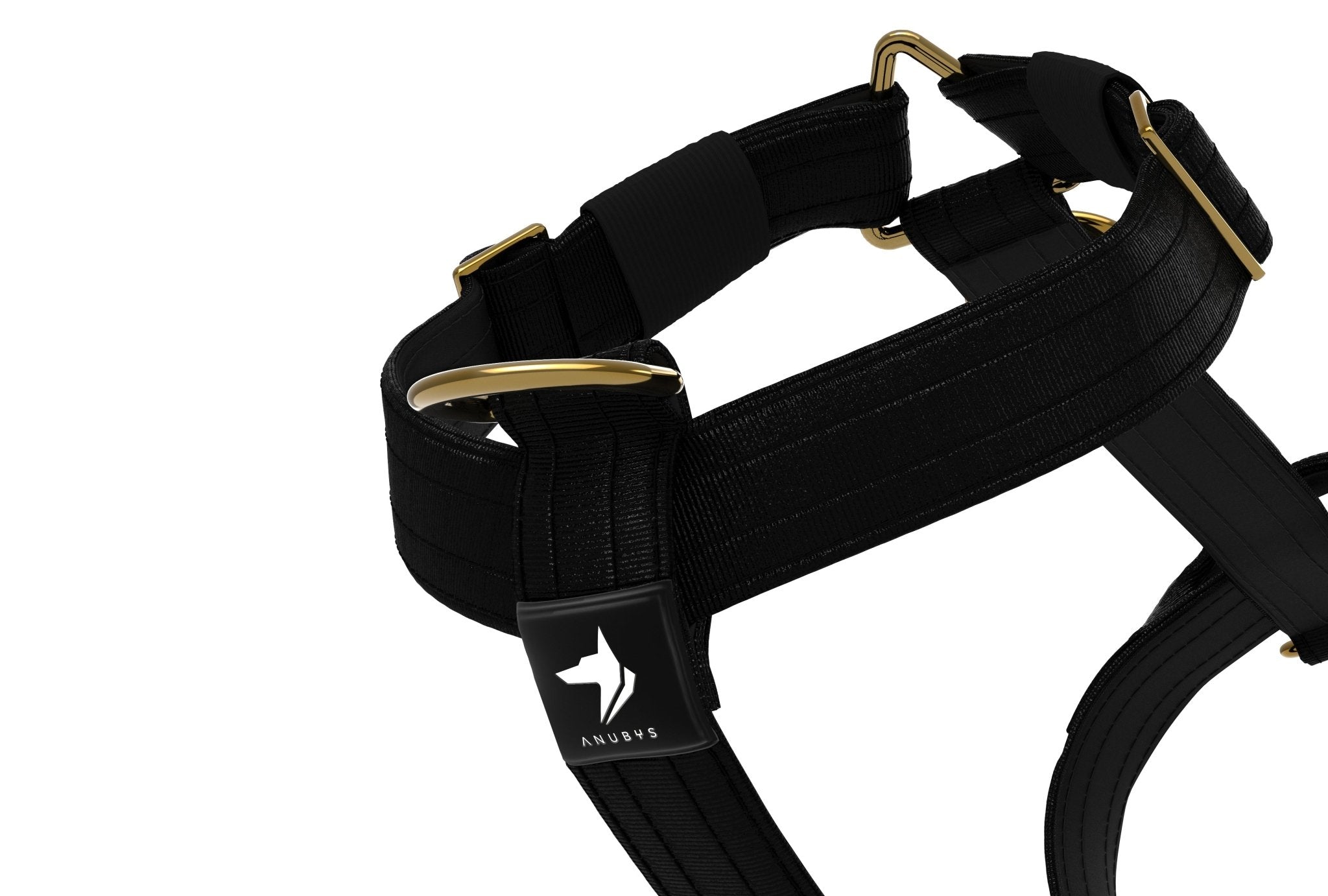 Tactical Harness | Anti-Pull Design | Black - Anubys - Small - Black - -