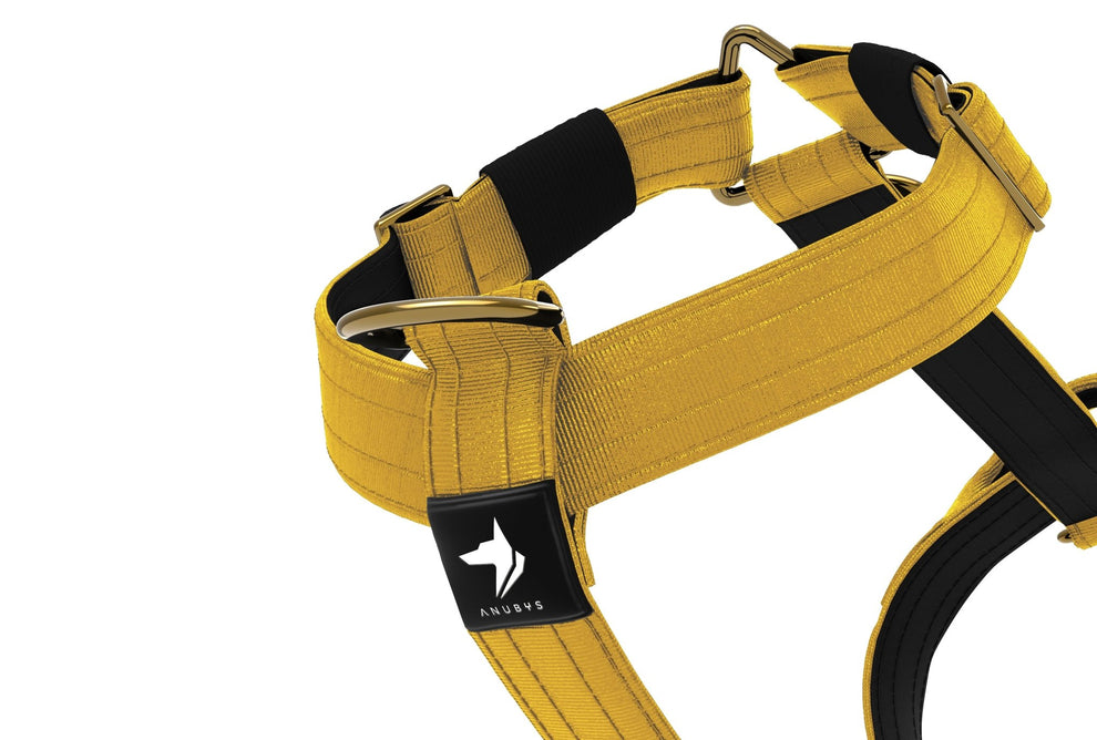 Tactical Harness | Anti - Pull Design | Mustard - Anubys - Small -
