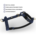 Load image into Gallery viewer, Tactical Harness | Anti - Pull Design | Navy - Anubys - Small -