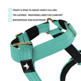 Load image into Gallery viewer, Tactical Harness | Anti - Pull Design | Turquoise - Anubys - Small -