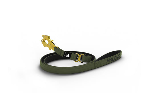 Tactical Leash | Military Grade | Camo Green - Anubys - Camo Green - -