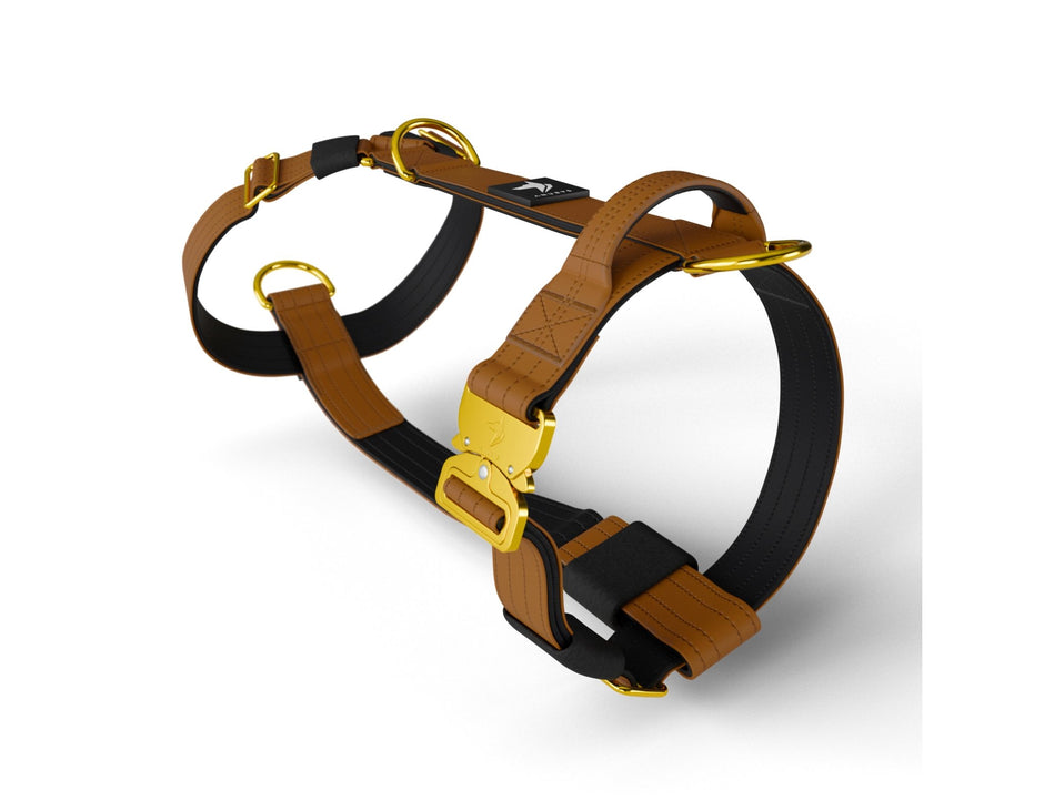 Vegan Leather Harness | Tan - Anubys - Small - -