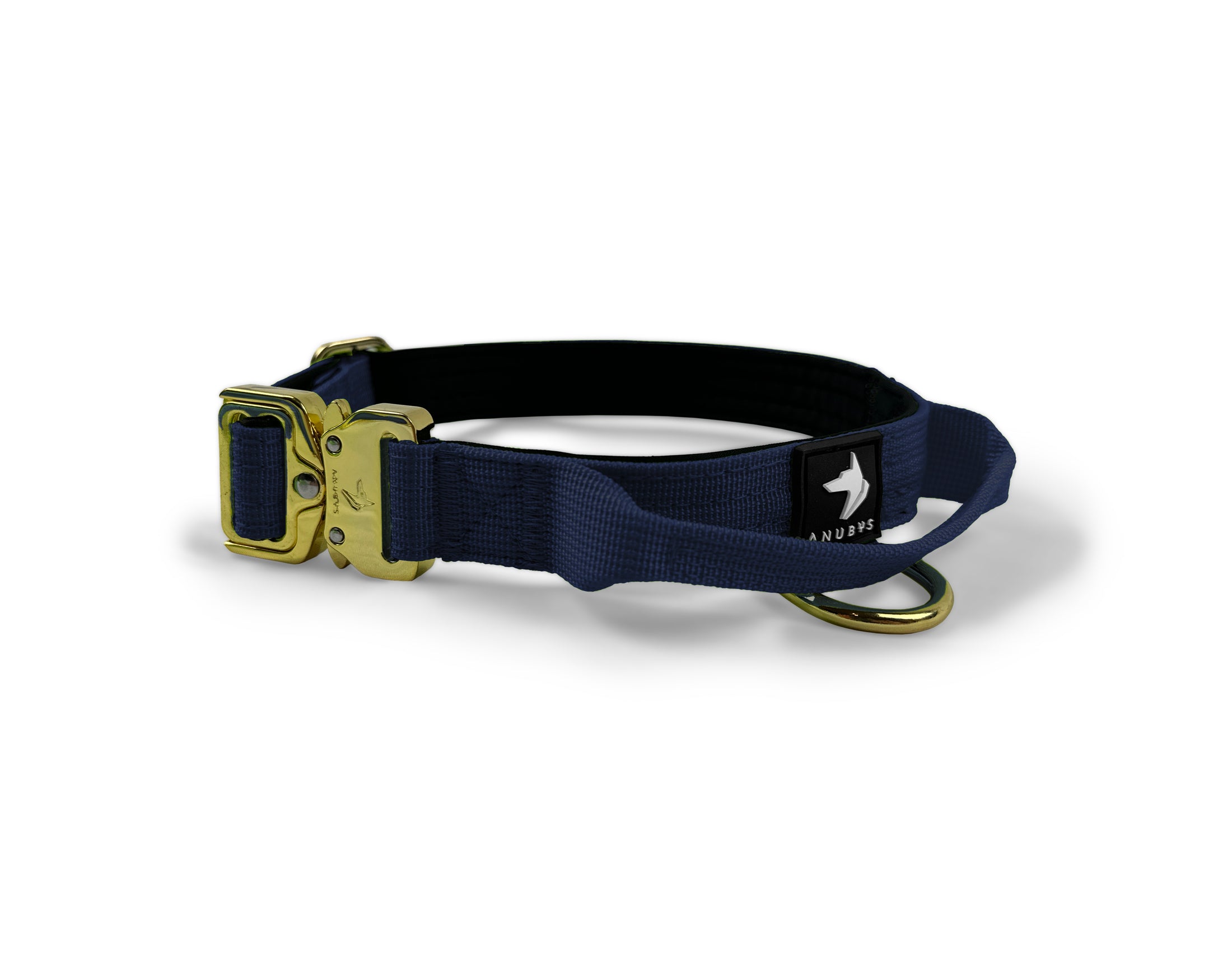 2.5cm Elite Tactical Collar | Tri-Layered | Navy - Anubys - X Small - Navy - -