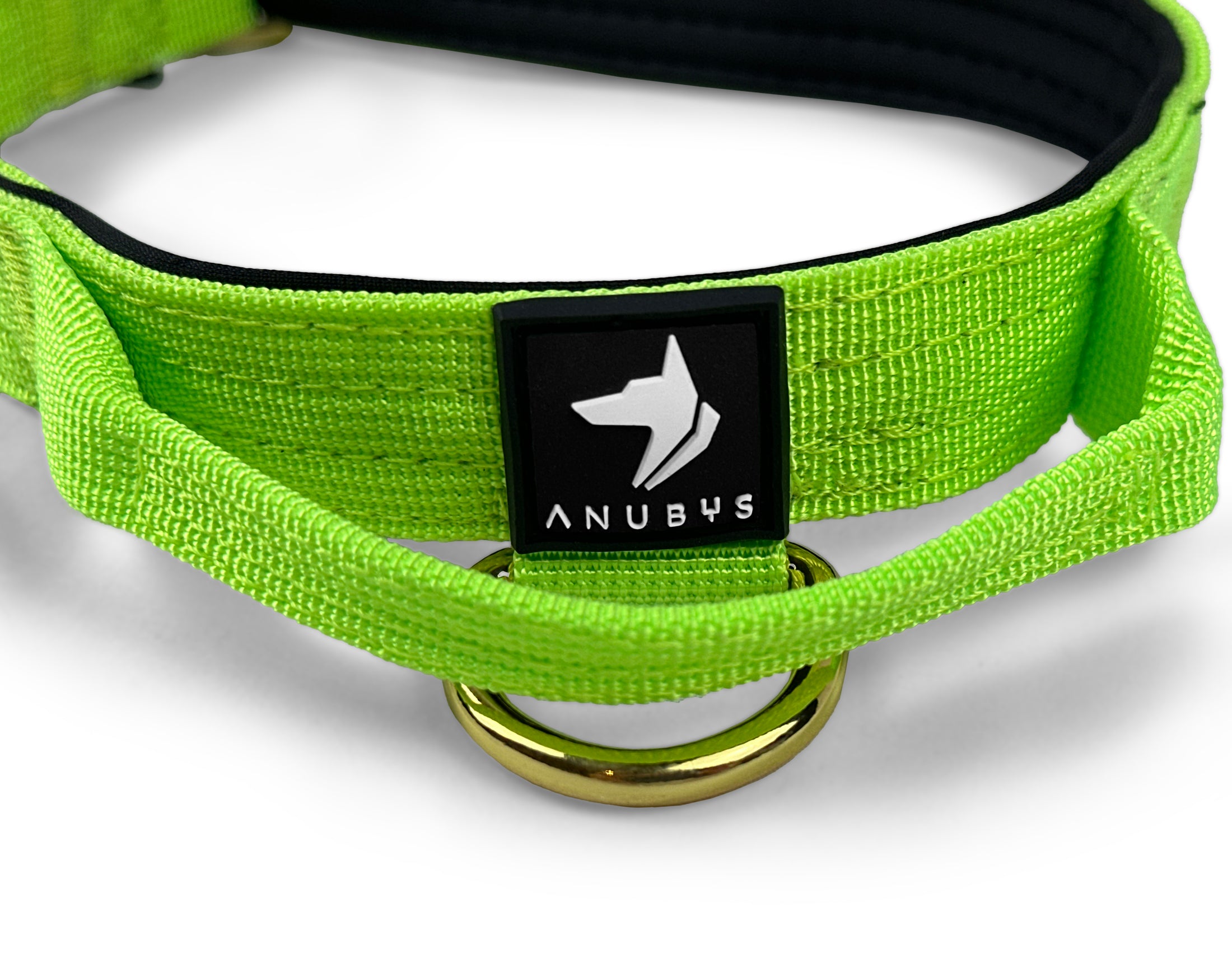 2.5cm Elite Tactical Collar | Tri-Layered | Neon Green - Anubys - X Small - Neon Green - -