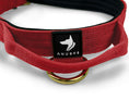 Load image into Gallery viewer, 2.5cm Elite Tactical Collar | Tri-Layered | Red - Anubys - X Small - Red - -
