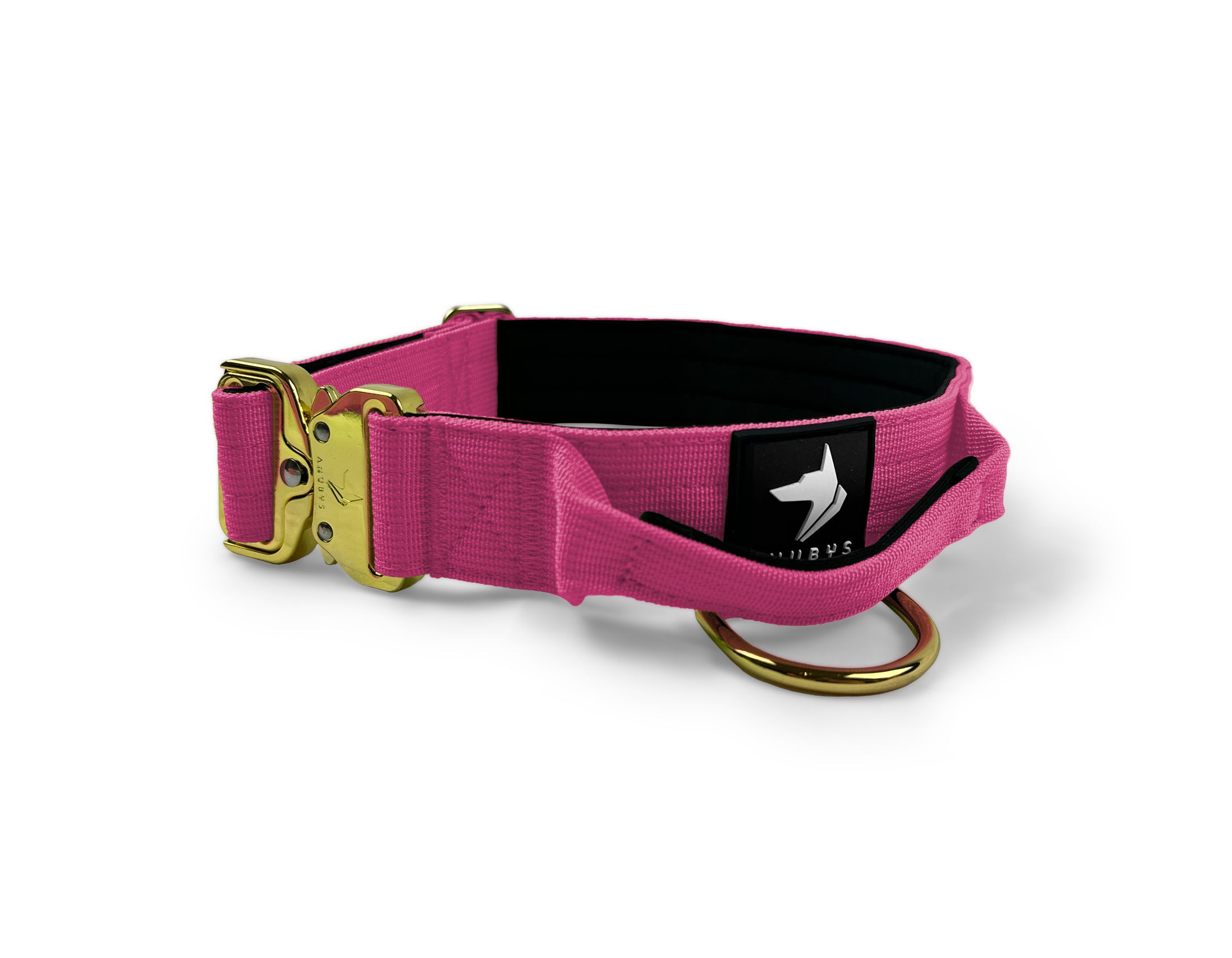 4cm Elite Tactical Collar | Tri-Layered | Magenta - Anubys - Small - Magenta - -