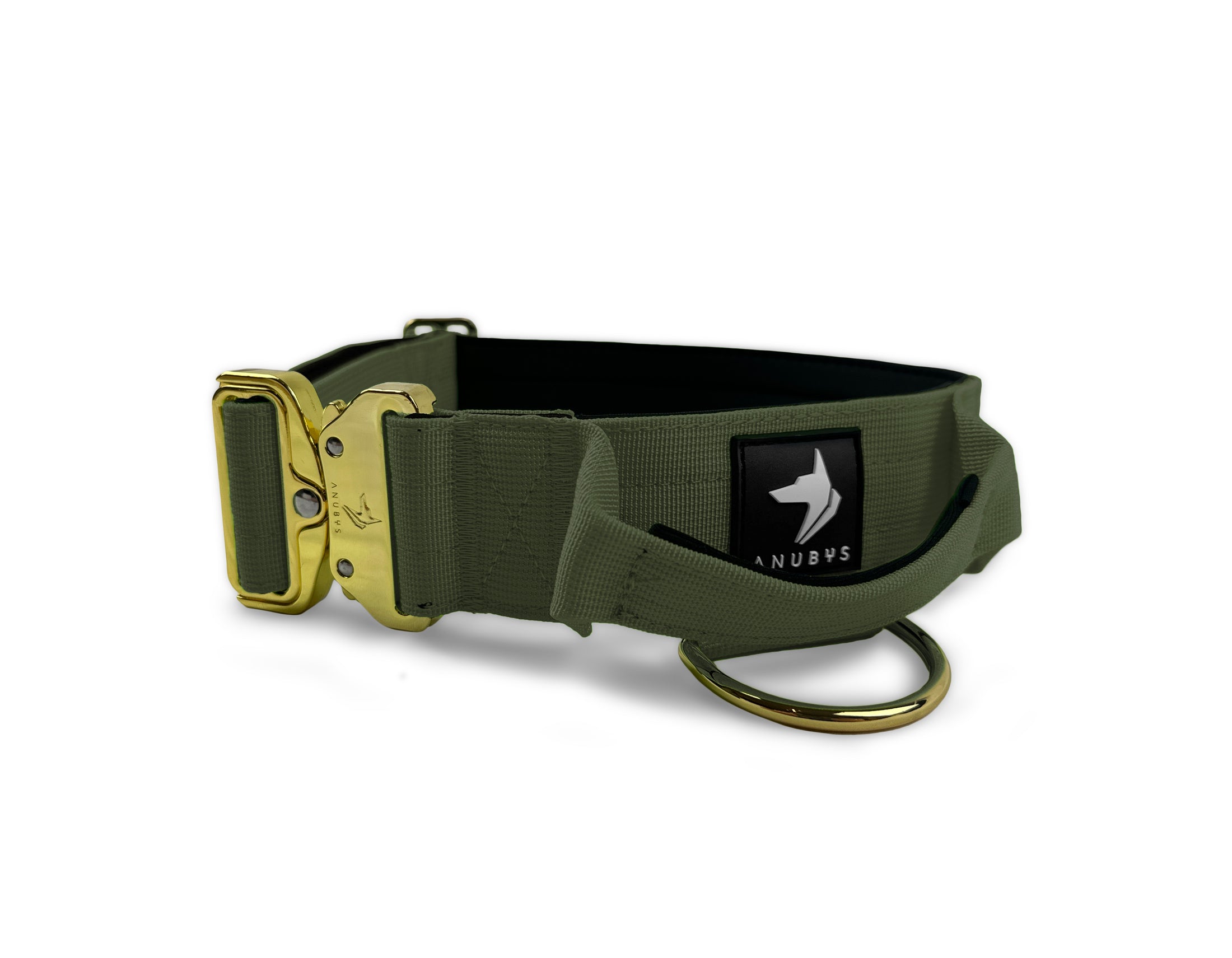 5cm Elite Tactical Collar | Tri-Layered | Camo Green - Anubys - Small - Camo Green - -