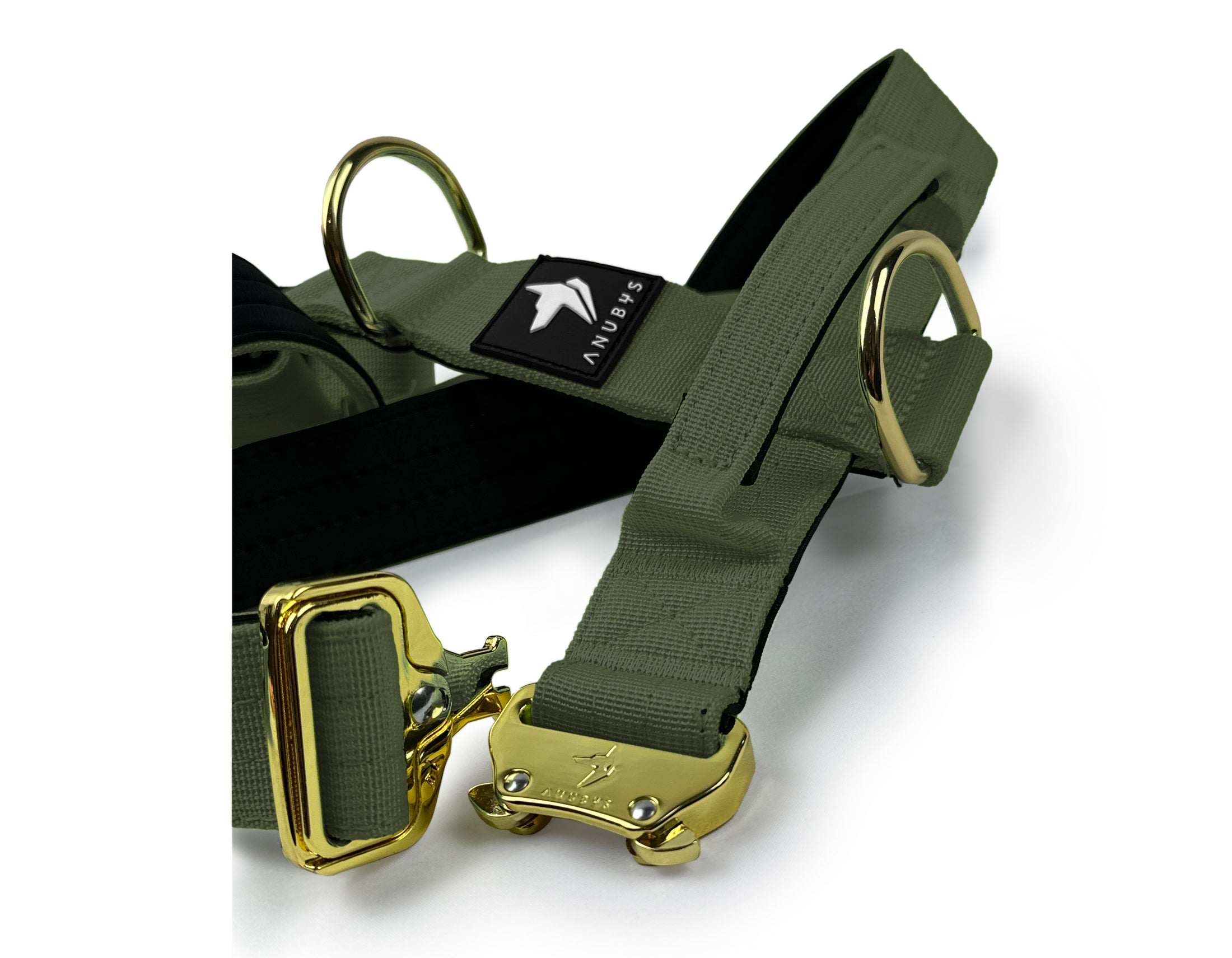 Tactical Harness | Anti-Pull Design | Camo Green - Anubys - Small - Camo Green - -