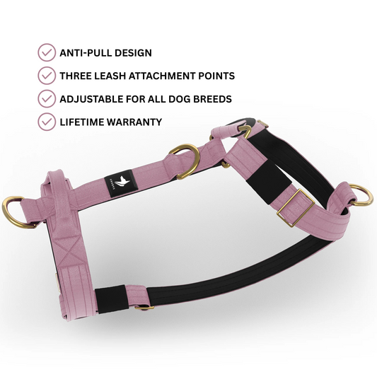 Tactical Harness | Anti-Pull Design | Pink