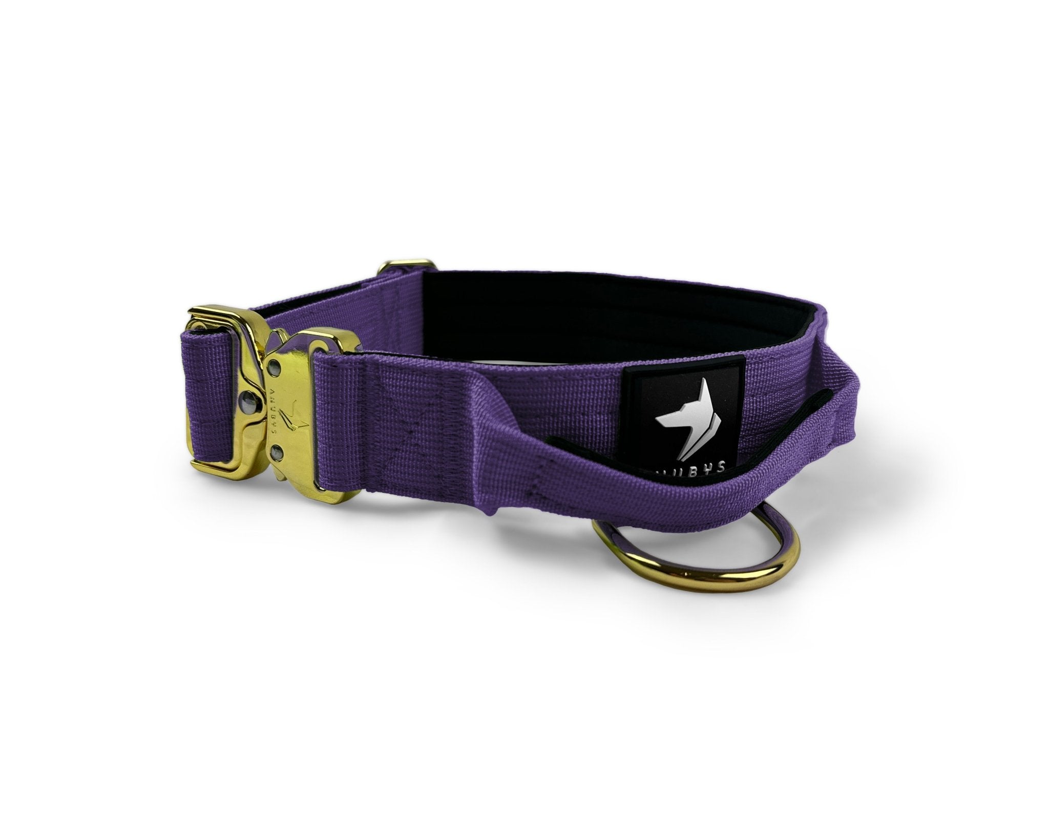 4cm Elite Tactical Collar | Tri - Layered | Indigo - Anubys - Small - 