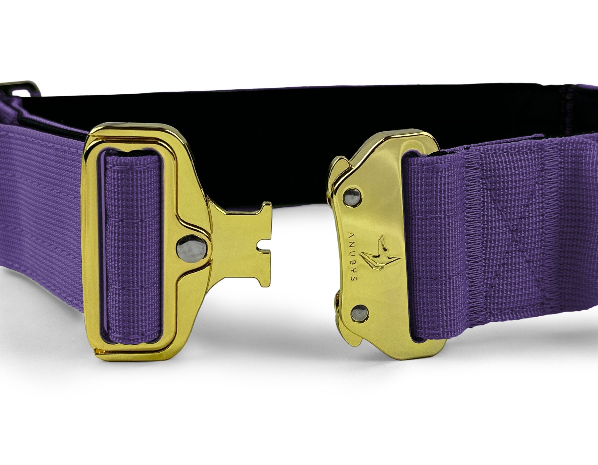 4cm Elite Tactical Collar | Tri - Layered | Indigo - Anubys - Small - 