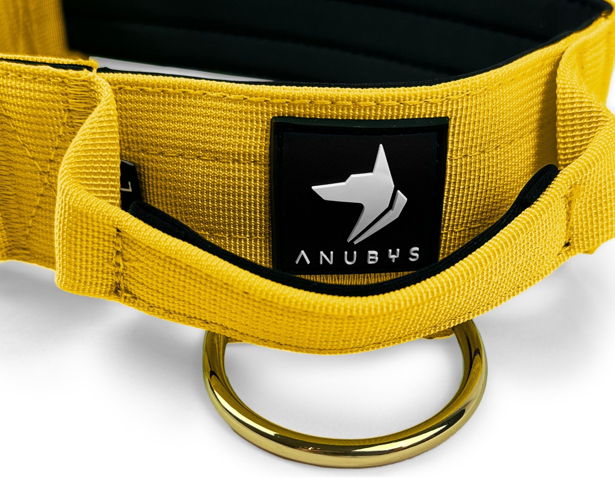 4cm Elite Tactical Collar | Tri - Layered | Mustard - Anubys - Small - 