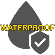 WATERPROOF AND RUST RESISTANT