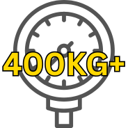 PRESSURE TESTED TO OVER 400KG