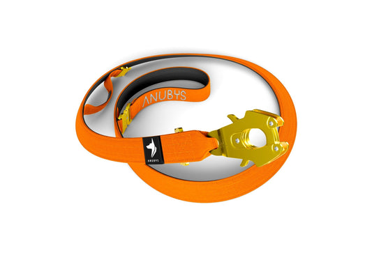 Adjustable Tactical Leash | Neon Orange - Anubys - 
