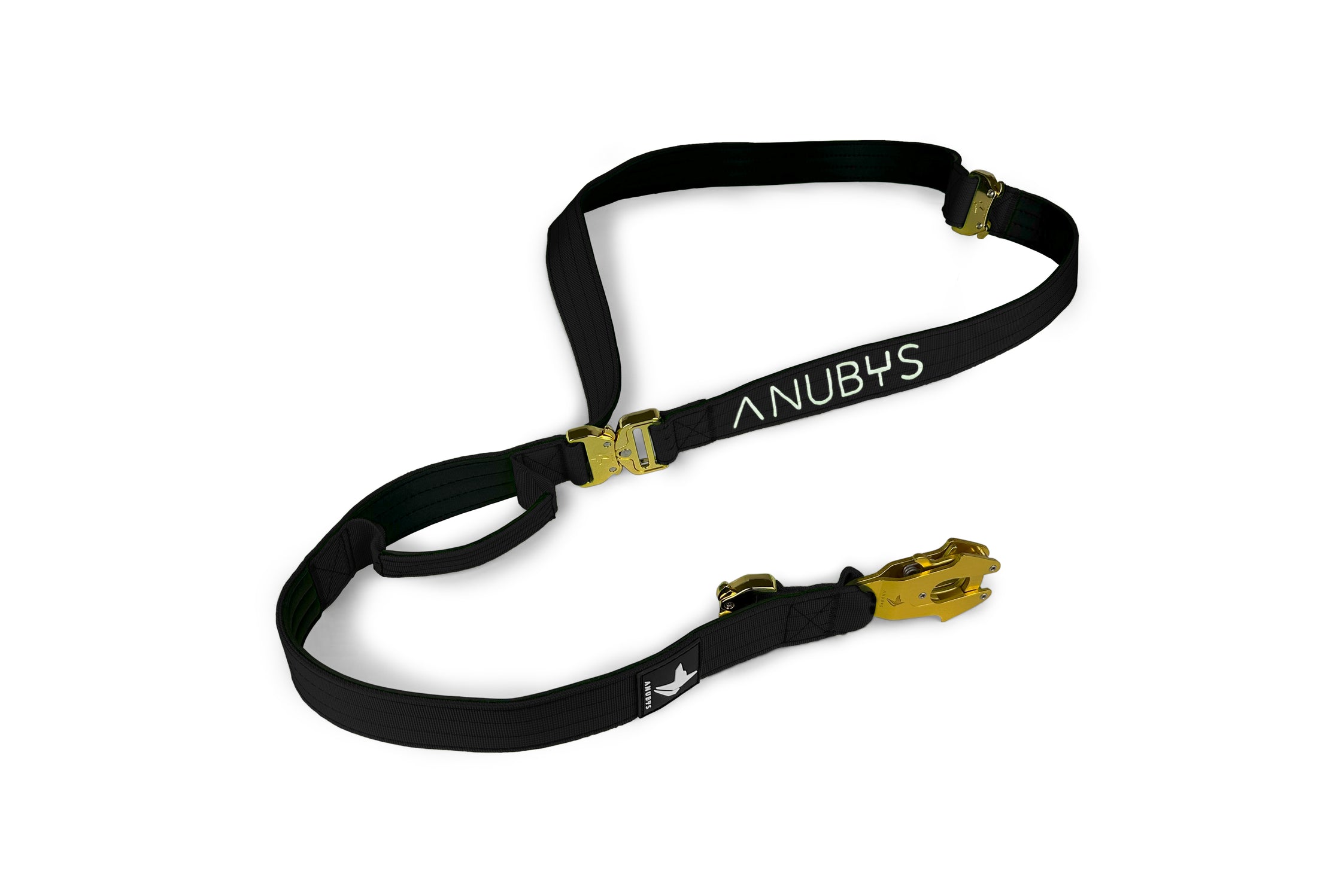 Tactical Adjustable Leash | Black - Anubys - - -