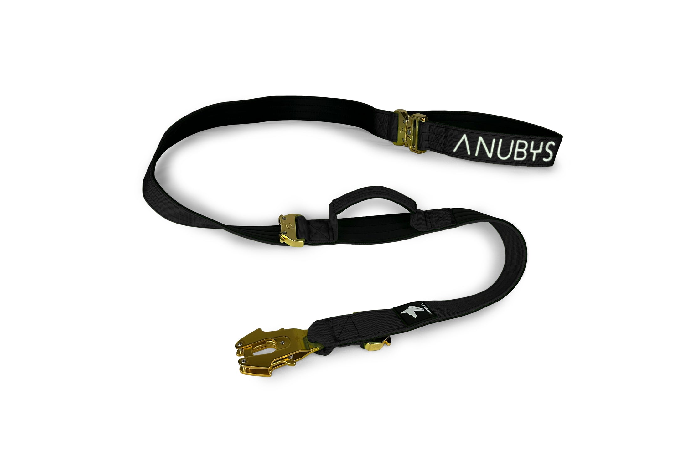 Tactical Adjustable Leash | Black - Anubys - - -