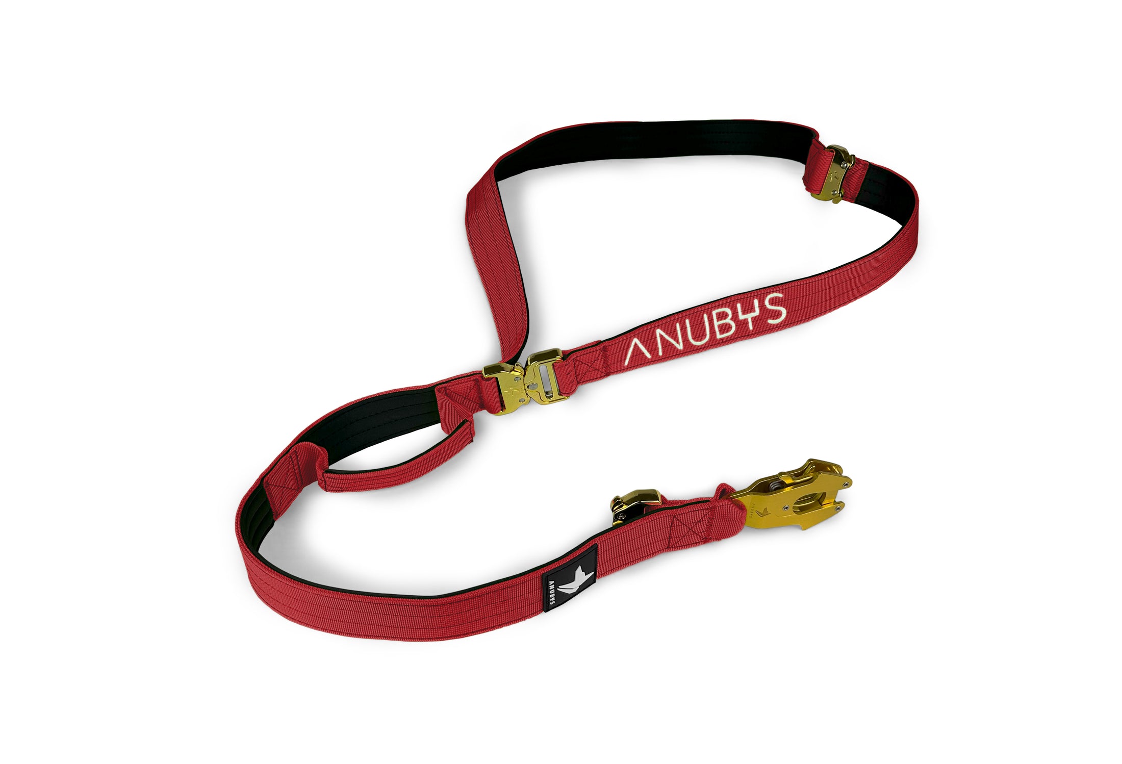 Tactical Adjustable Leash | Red - Anubys - - -