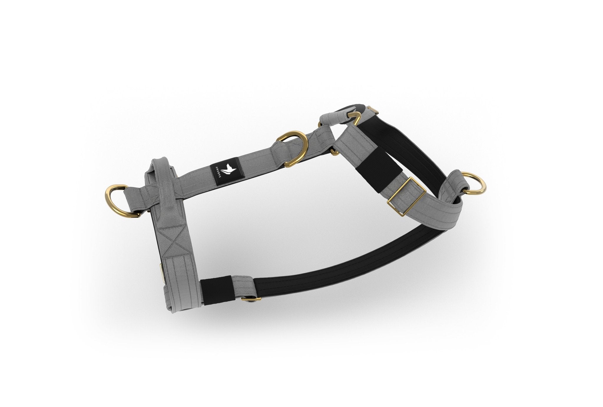 Tactical Harness | Anti - Pull Design | Ash Grey - Anubys - Small - 