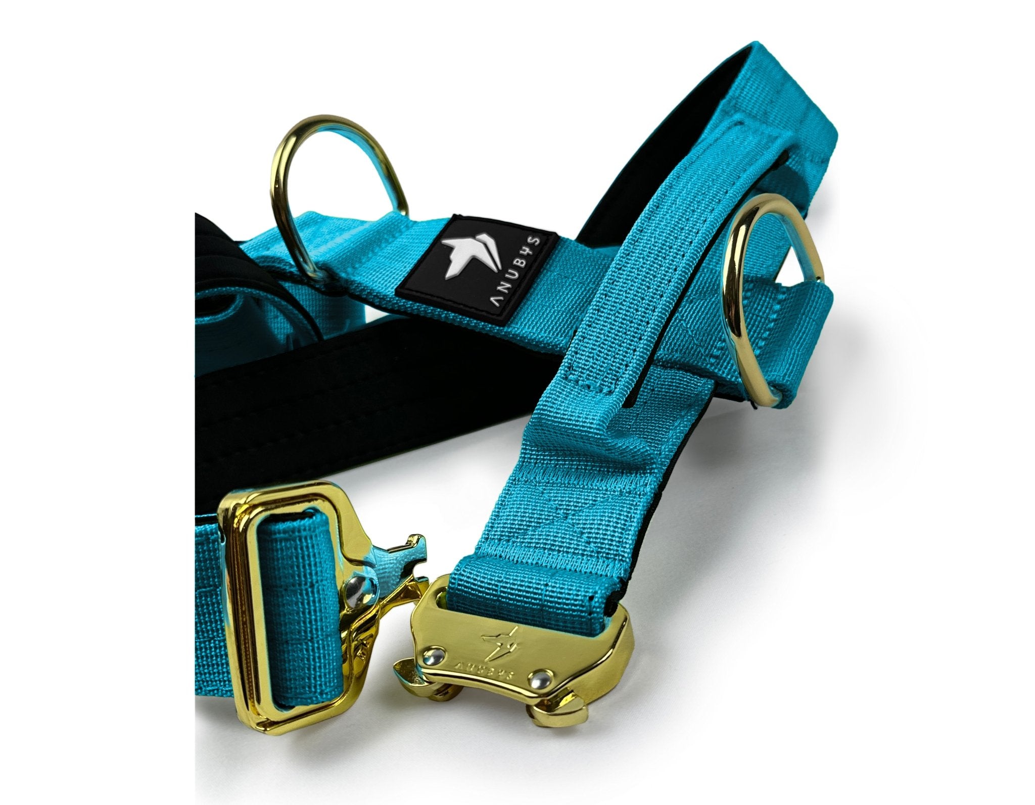 Tactical Harness | Anti - Pull Design | Azure Blue - Anubys - Small - 