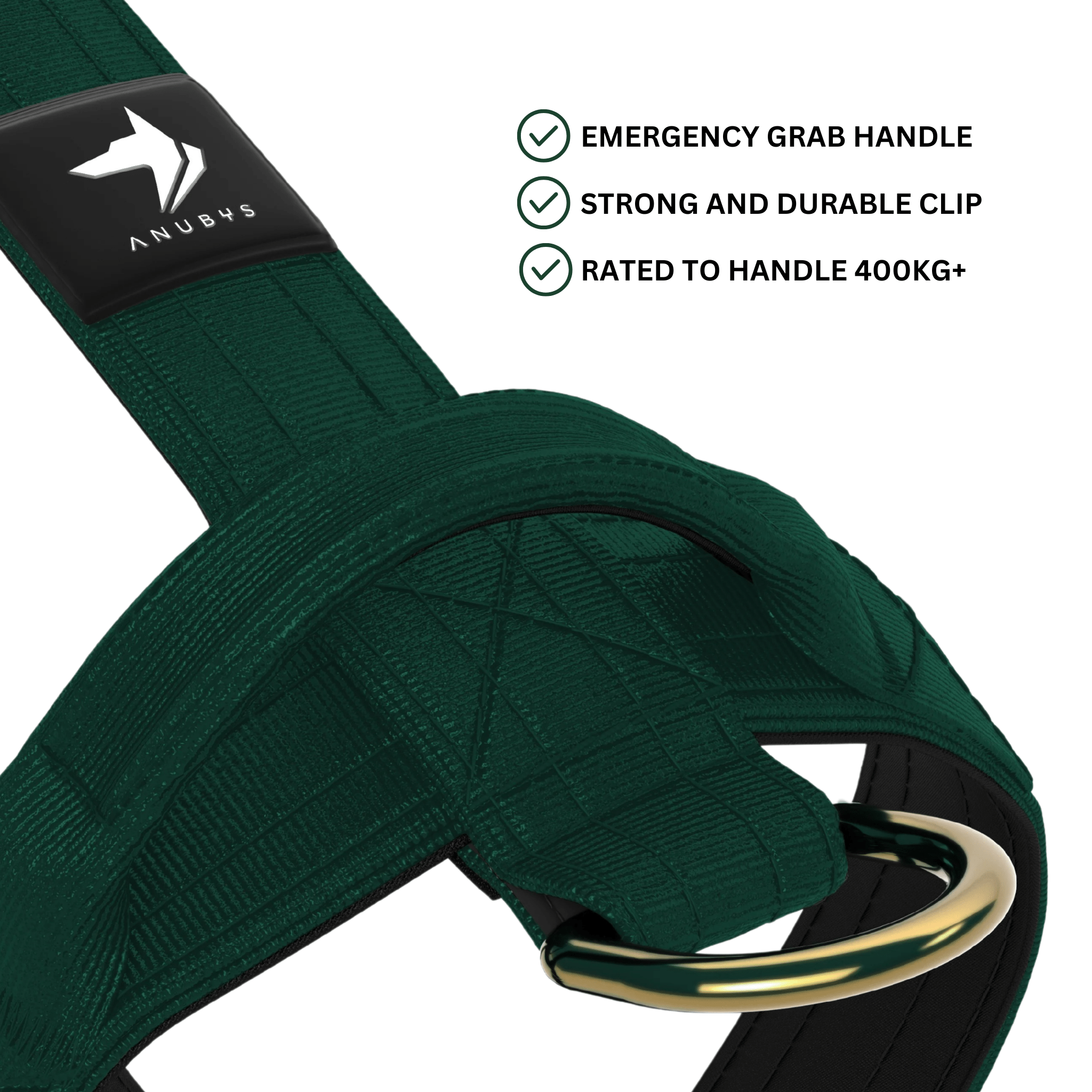 Tactical Harness | Anti - Pull Design | Emerald - Anubys - Small - 