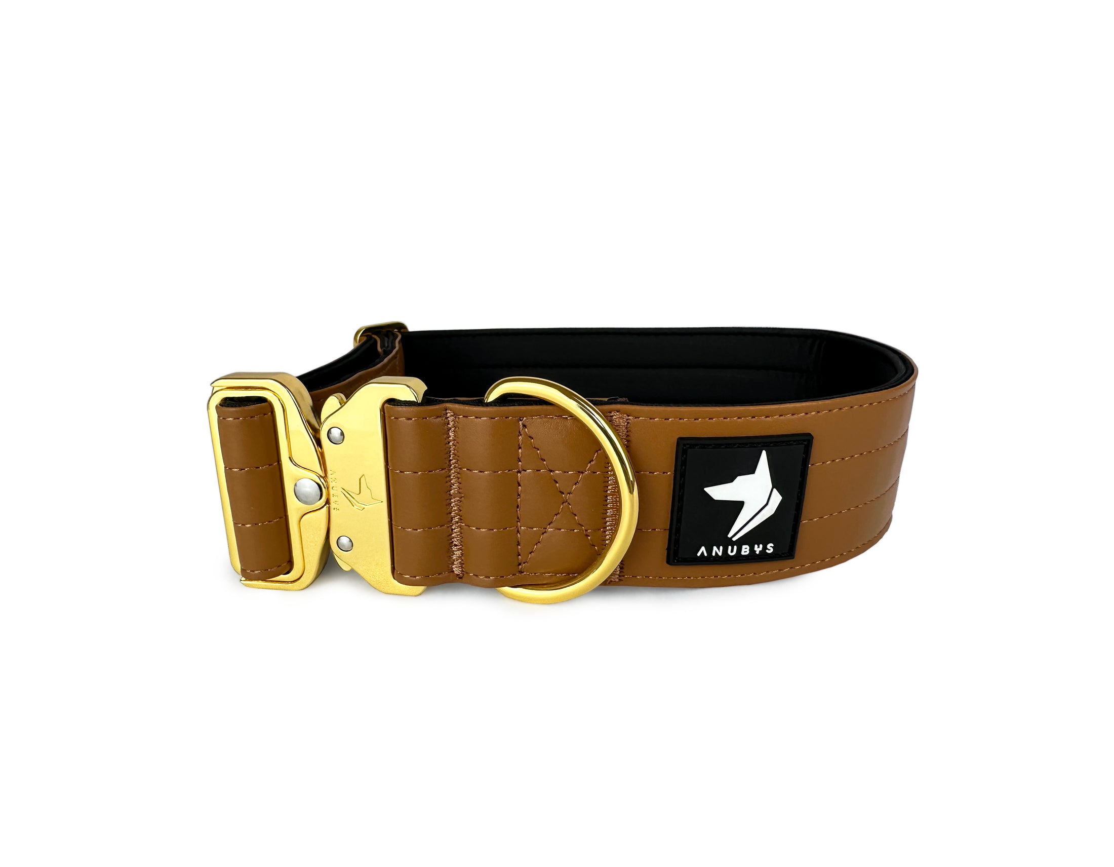 Vegan Leather Collar | Brown - Anubys - Small - -