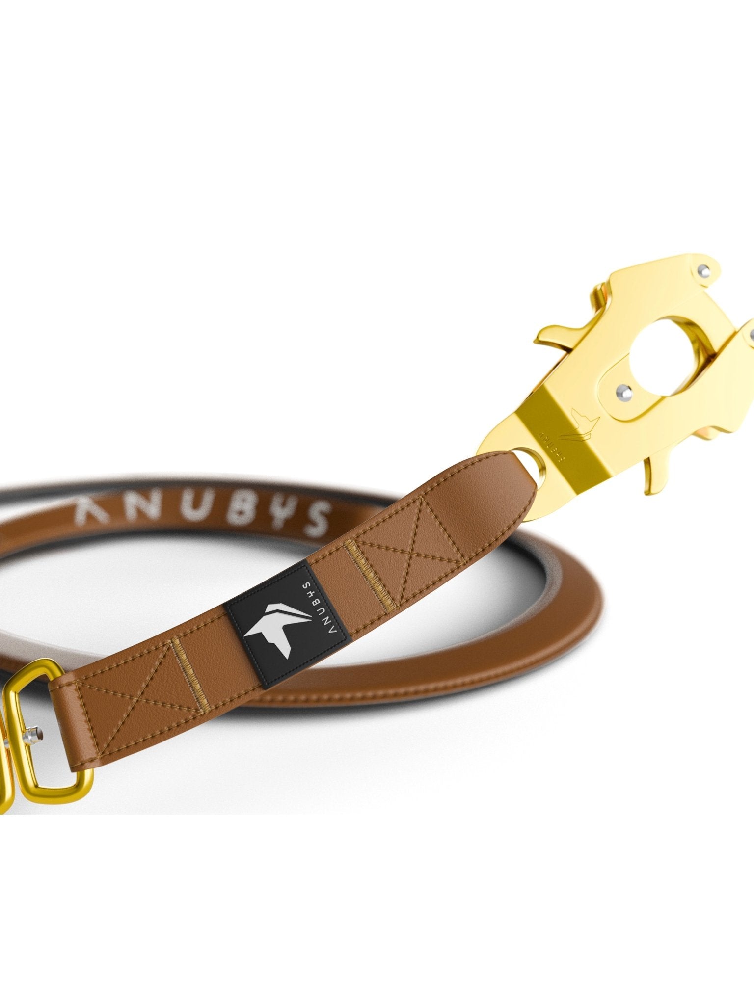 Vegan Leather Leash | Tan - Anubys - - -