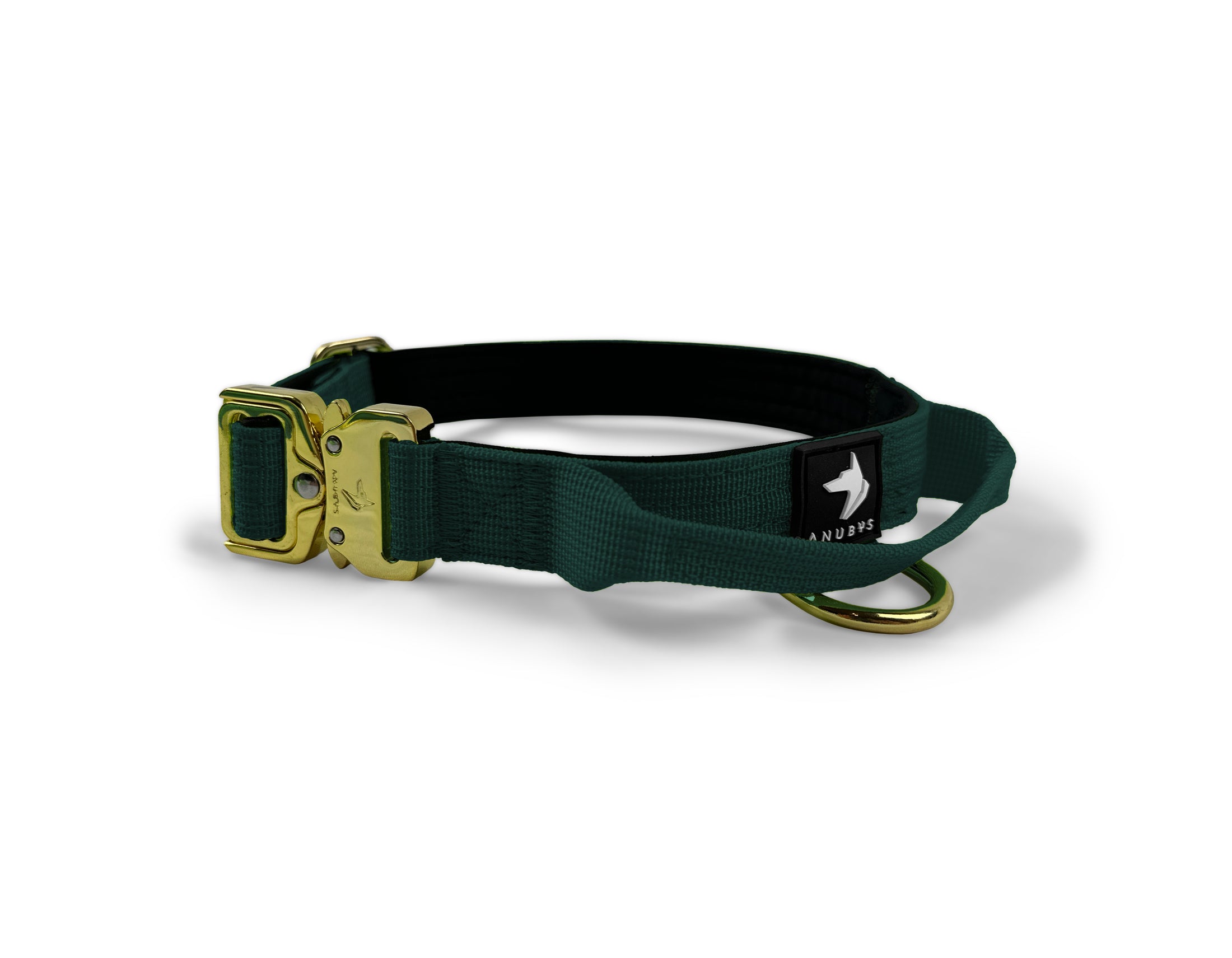2.5cm Elite Tactical Collar | Tri-Layered | Emerald - Anubys - X Small - Emerald - -