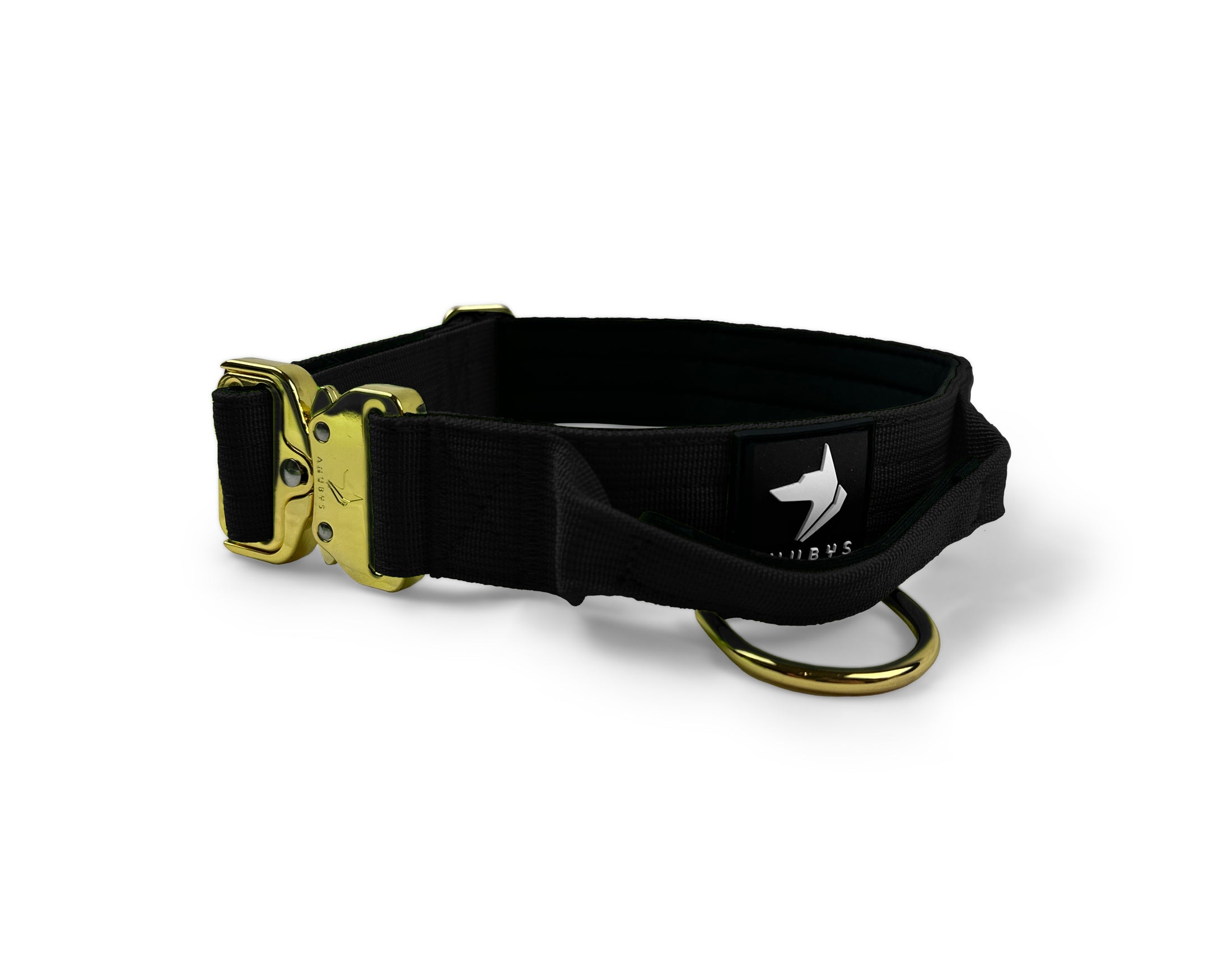 4cm Elite Tactical Collar | Tri-Layered | Black - Anubys - Small - Black - -