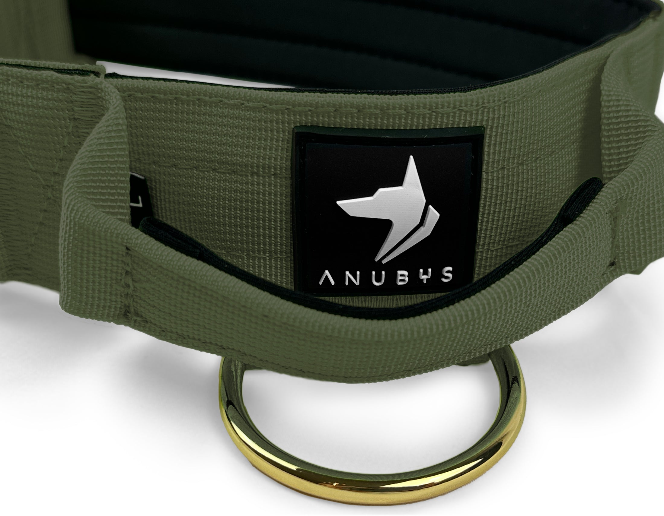 4cm Elite Tactical Collar | Tri-Layered | Camo Green - Anubys - Small - Camo Green - -