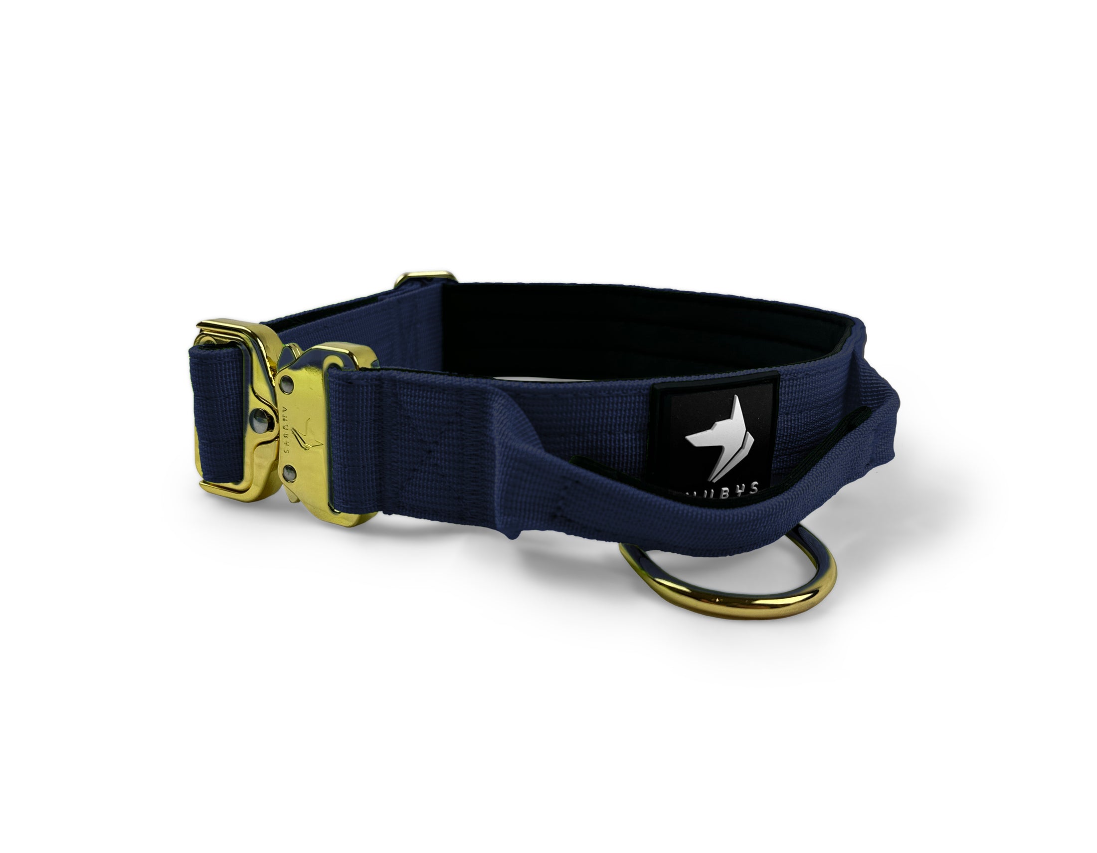 4cm Elite Tactical Collar | Tri-Layered | Navy - Anubys - Small - Navy - -