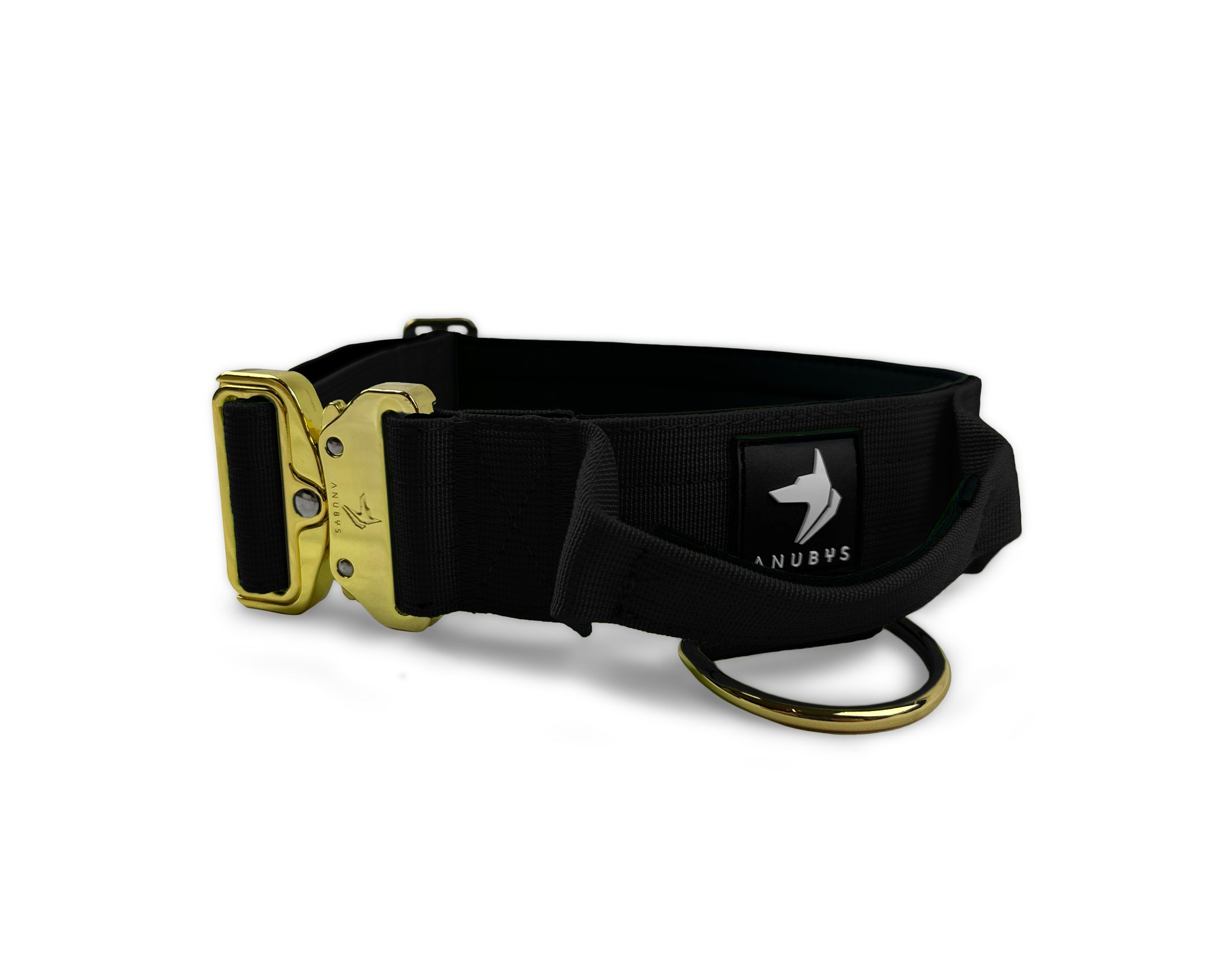 5cm Elite Tactical Collar | Tri-Layered | Black - Anubys - Small - Black - -