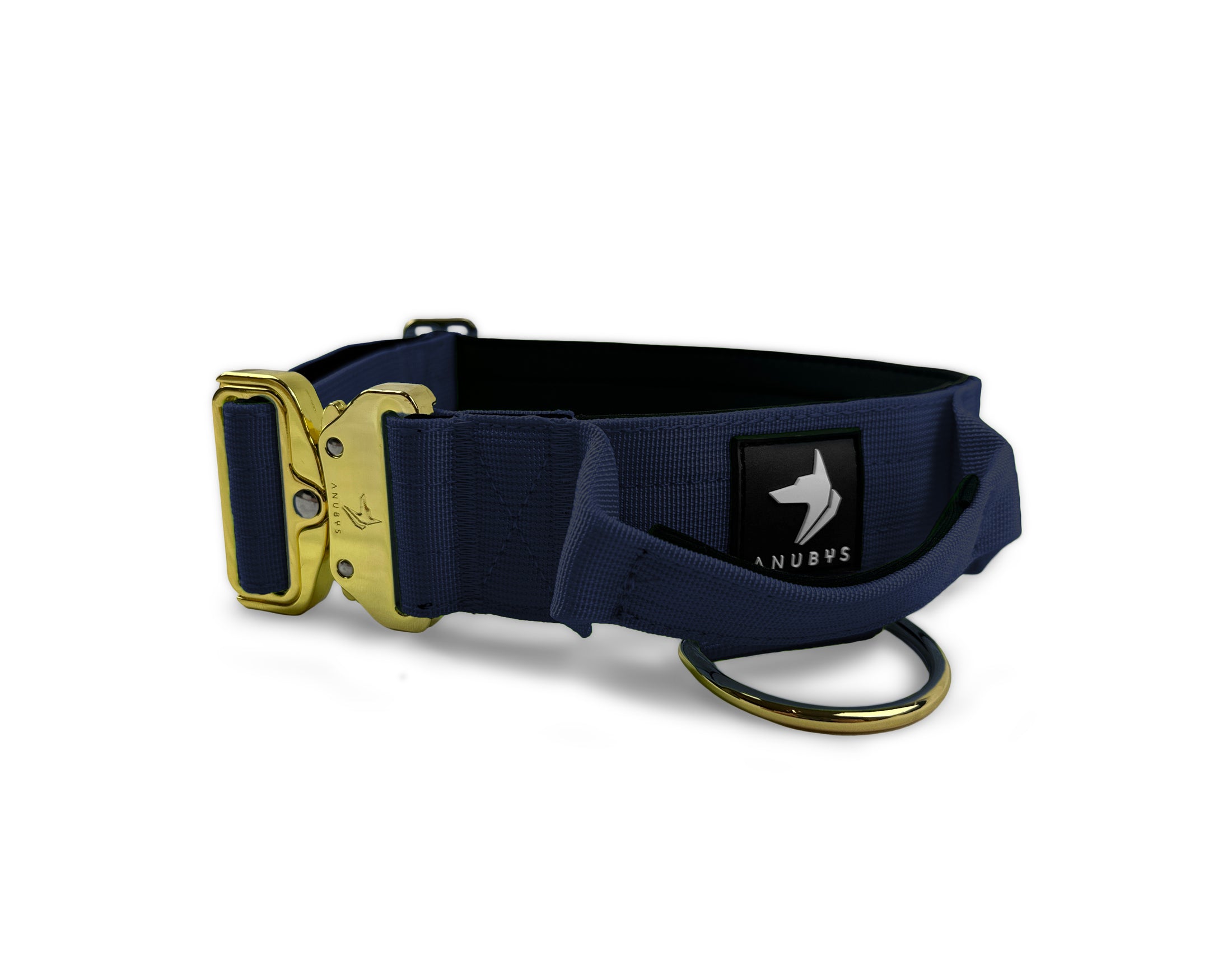 5cm Elite Tactical Collar | Tri-Layered | Navy - Anubys - Small - Navy - -