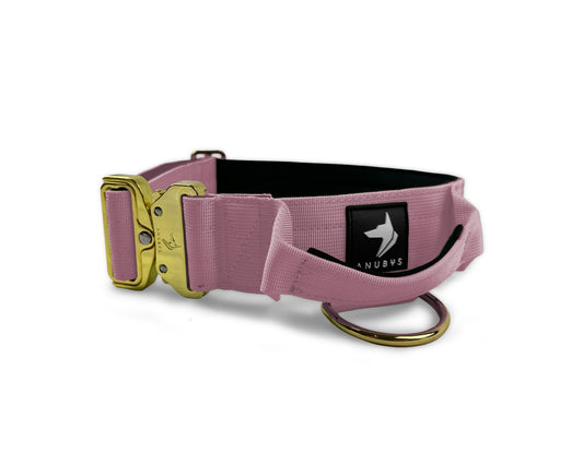 5cm Elite Tactical Collar | Tri-Layered | Pink - Anubys - Small - Pink - -